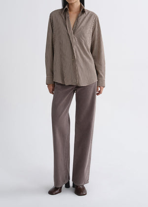 Agolde Aris Shirt in Trace Stripe