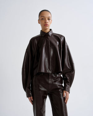 AGOLDE Agnes Shirt in Madera