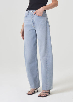 Agolde Luna High Rise Pieced Taper Jean in Void