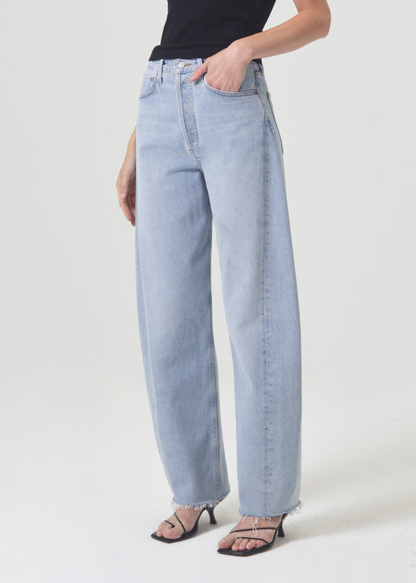 Agolde Luna High Rise Pieced Taper Jean in Void