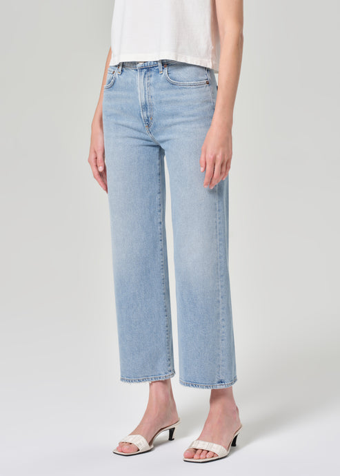 Agolde Harper Crop Wide Leg Jean in Formula