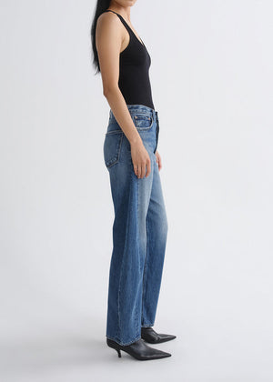 Agolde Luna High Rise Pieced Taper Jean in Logical