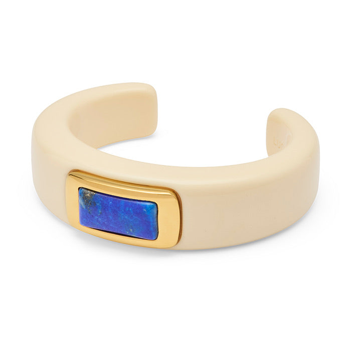 Lucas Jack Resin Cuff w/Rectangle Stone (mult. options)