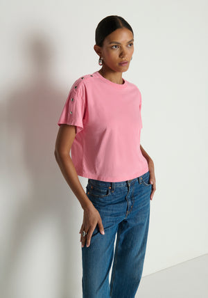 Ada Button Tee