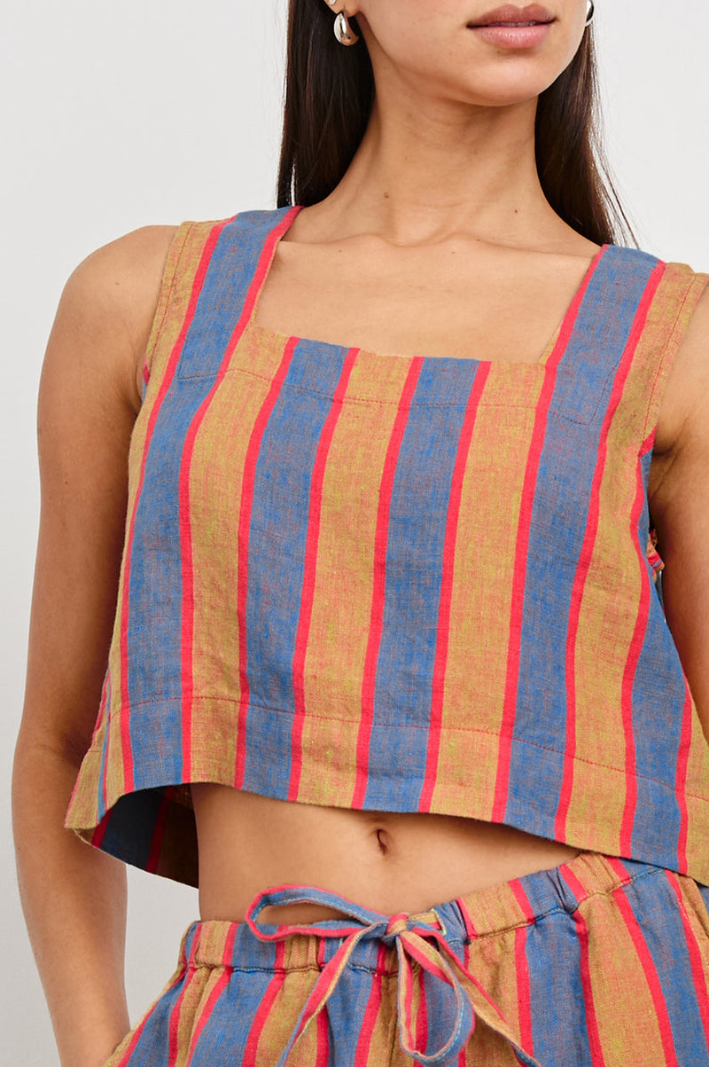Rails Akira Top in Rio Stripe