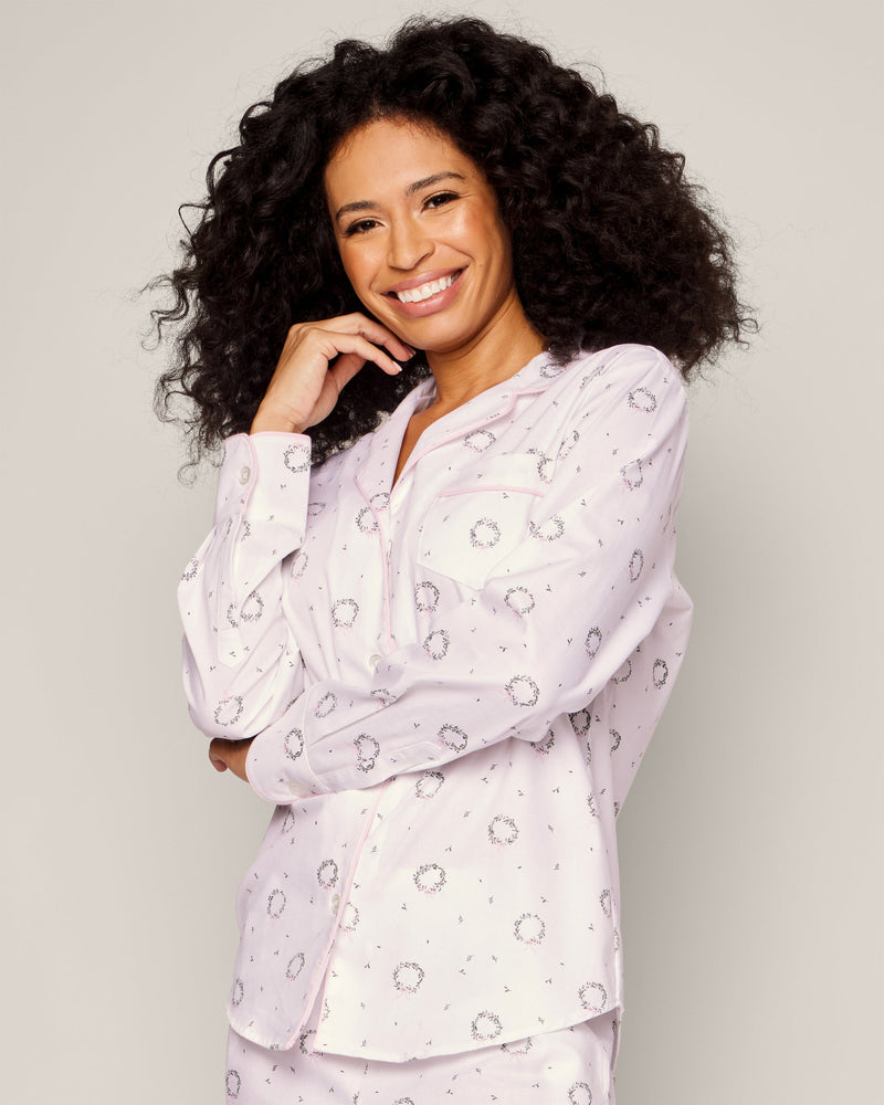 Petite Plume Women's  Pajama Set in Somerset Wreath