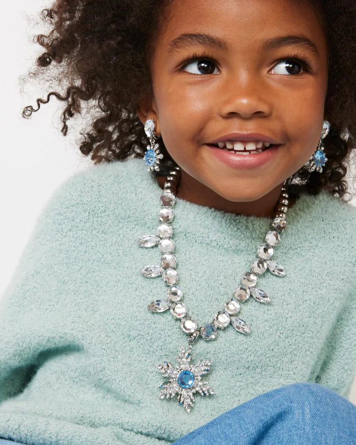 Super Smalls Disney Elsa Spinning Snowflake Necklace