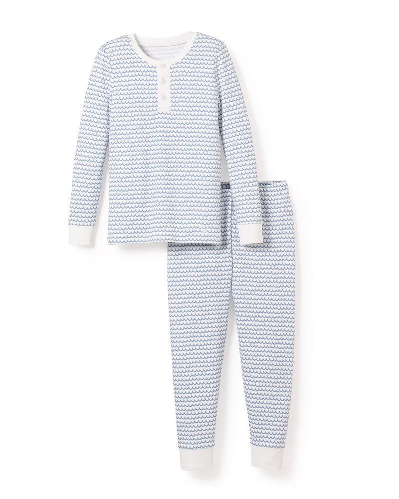 Petite Plume 100% Pima Cotton Pajamas in La Mer