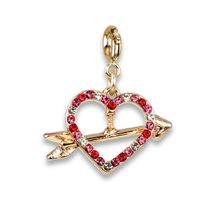 Charm It! Gold Heart & Arrow Charm