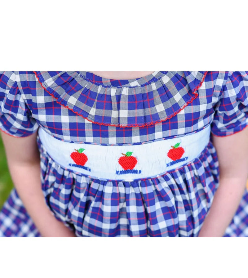 Maddie & Connor Apple of My Eye Smocked Dress