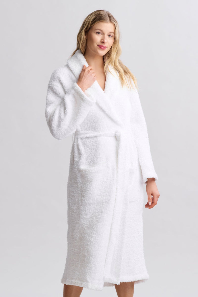Barefoot Dreams CozyChic® Adult Robe in White