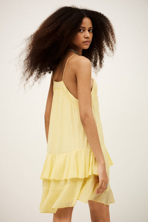 ba&sh Bilona Dress in Vanille