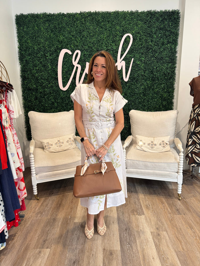 Victoria Dunn Avonlea Dress in Ivory Vine