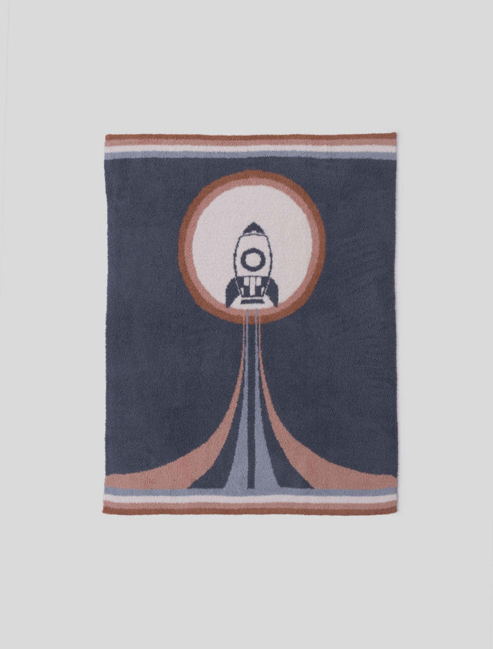 Barefoot Dreams CozyChic® Spaceship Stroller Blanket