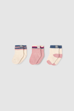 Barefoot Dreams 3 Pack Baby Socks in Hearts