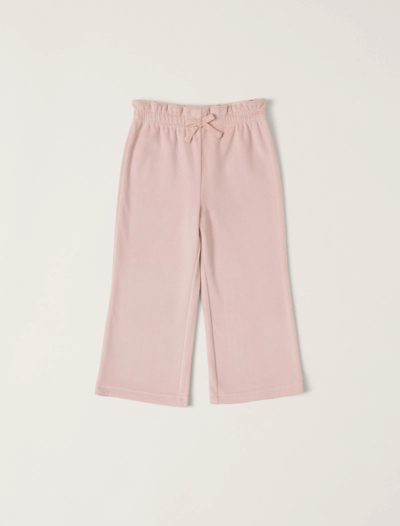 Barefoot Dreams LuxeChic Toddler Paperbag Pant in Dusty Rose