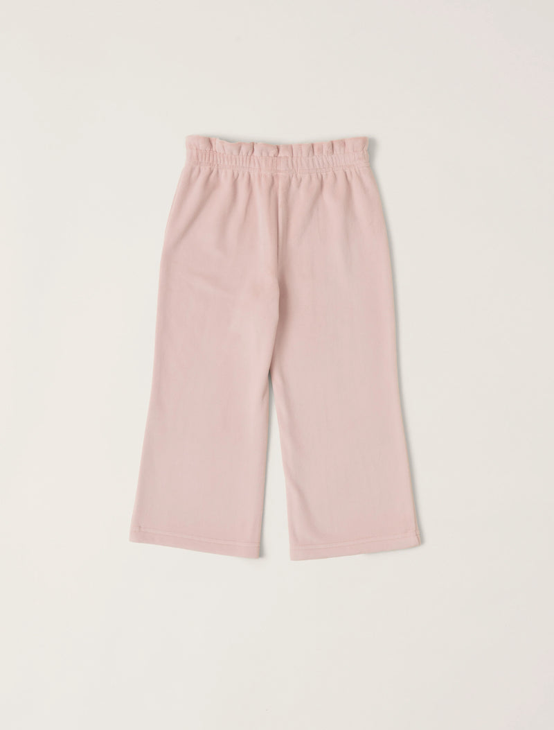 Barefoot Dreams LuxeChic Toddler Paperbag Pant in Dusty Rose