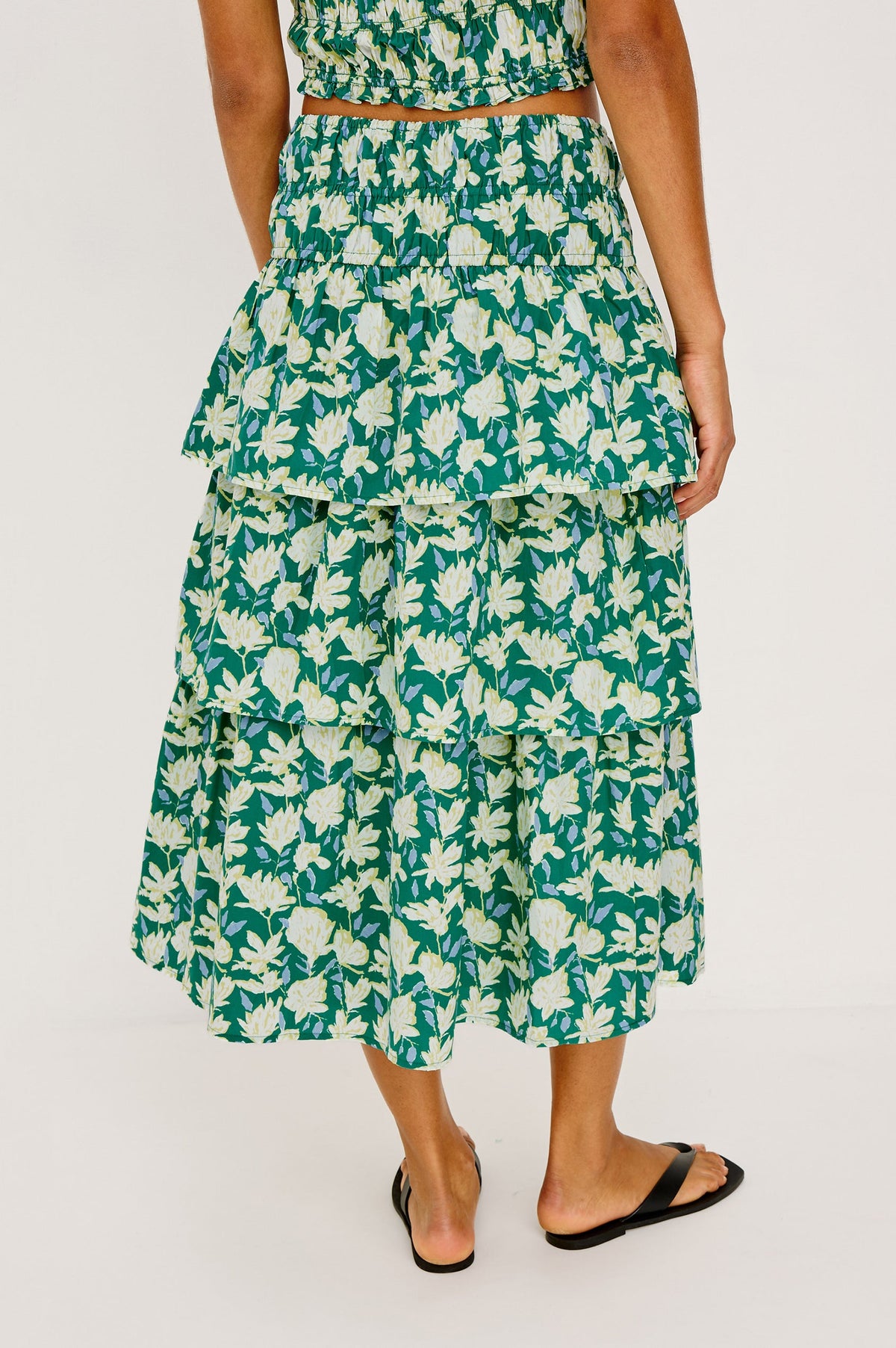 Rails Bell Skirt in Green Mayflower