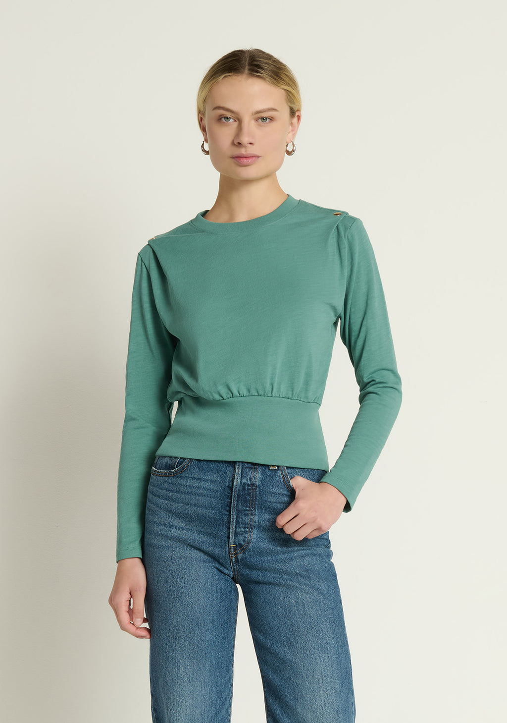 Nation Brixton Top in Sagebrush