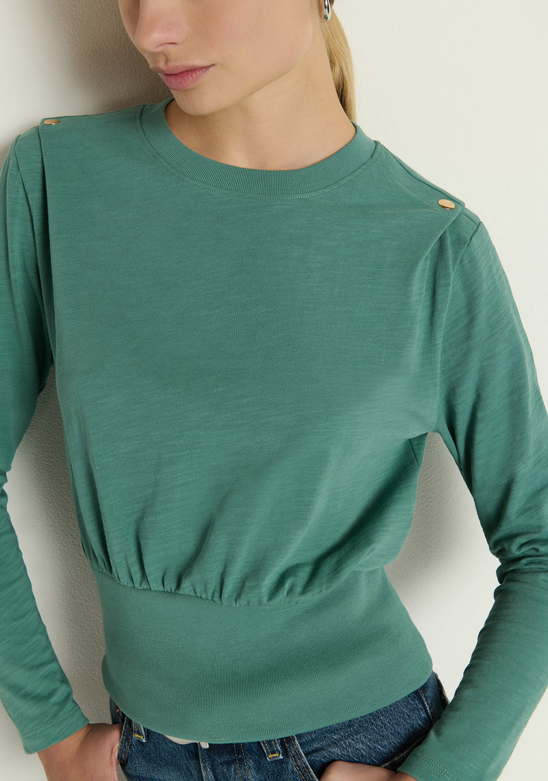 Nation Brixton Top in Sagebrush