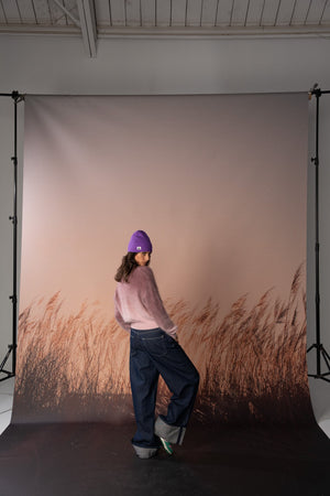 Colorush Brushed Dip Toto Jacket in Merlot Mist