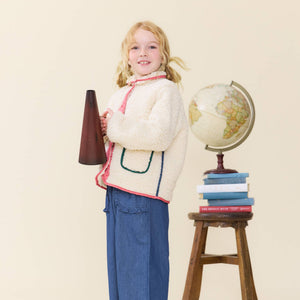 Pink Chicken Janie Jacket in Cream