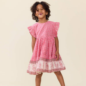 Pink Chicken Kit Dress in Small Paisley
