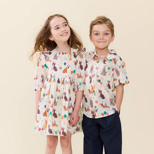 Pink Chicken Brooke Dress in Party Pets