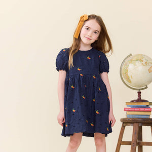 Pink Chicken Eliza Dress in Eyelet Embroidery