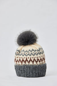 FAIR ISLE KNIT BEANIE