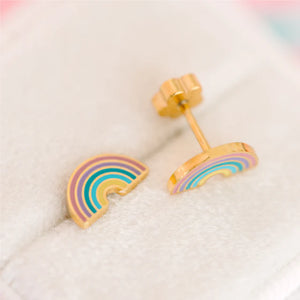 Pierced Co Earrings in Rainbows