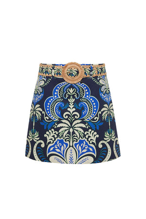 Cara Cara Blaze Mini Skirt in Palm Pavillion