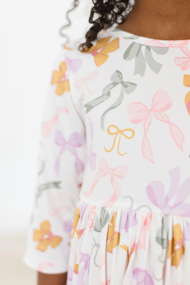 Mila & Rose Twirl Dress in Boho Bows
