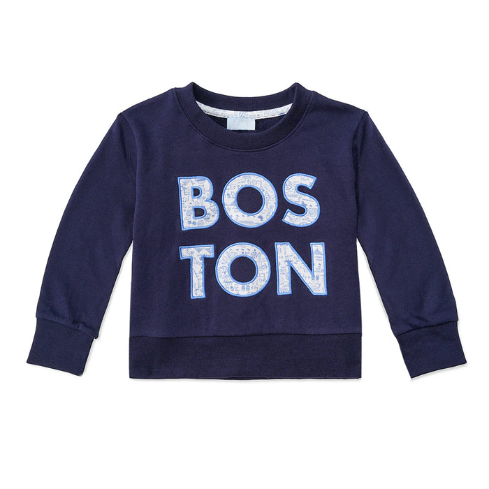 Joy Street Kids Boston Sweatshirt in Navy
