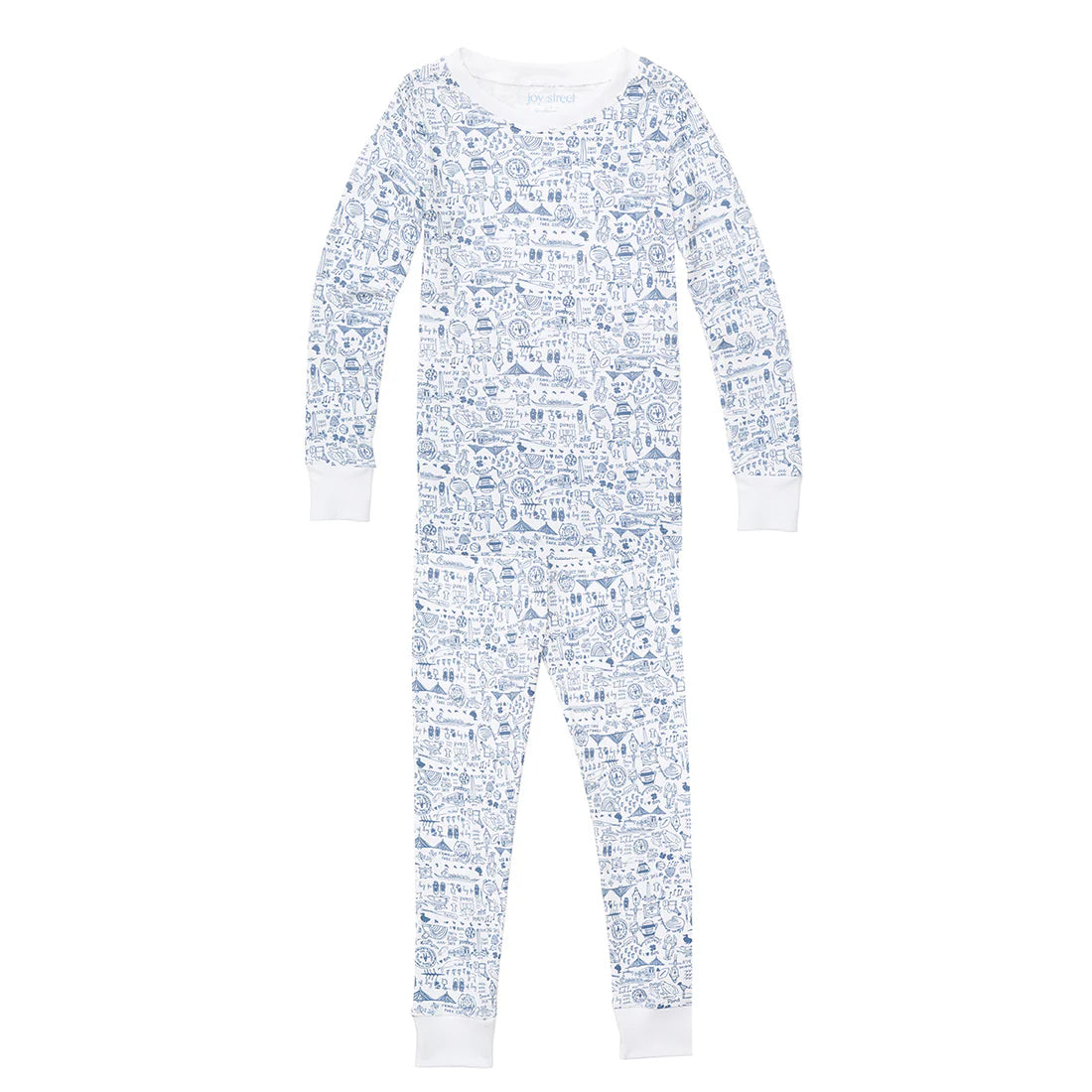 Joy Street Kids Boston Pajamas in Sailor Blue