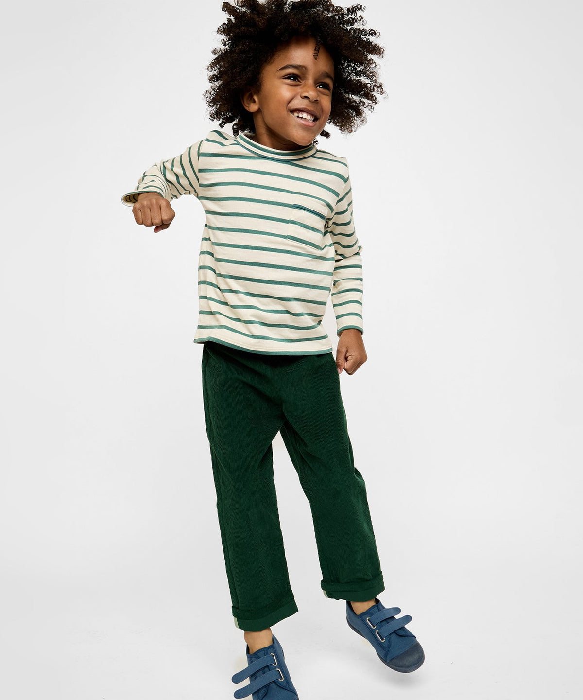 Oso & Me Bowie Corduroy Pant in Forest