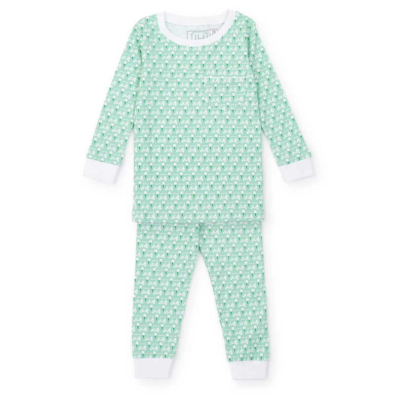 Lila + Hayes Bradford Pajama Set in Putting Green