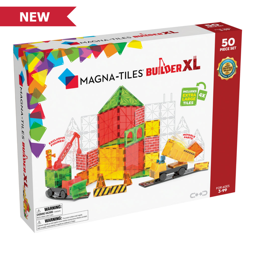 Magna-Tiles 50 Piece Builder XL Set