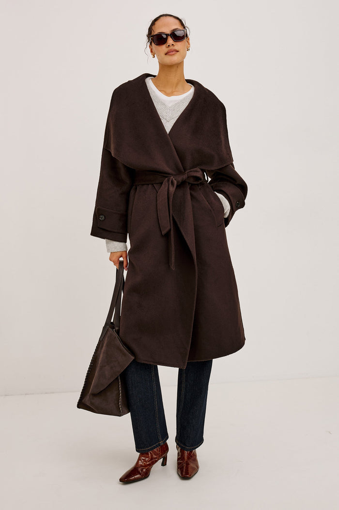 Rails Celeste Coat in Chocolate