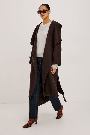Rails Celeste Coat in Chocolate