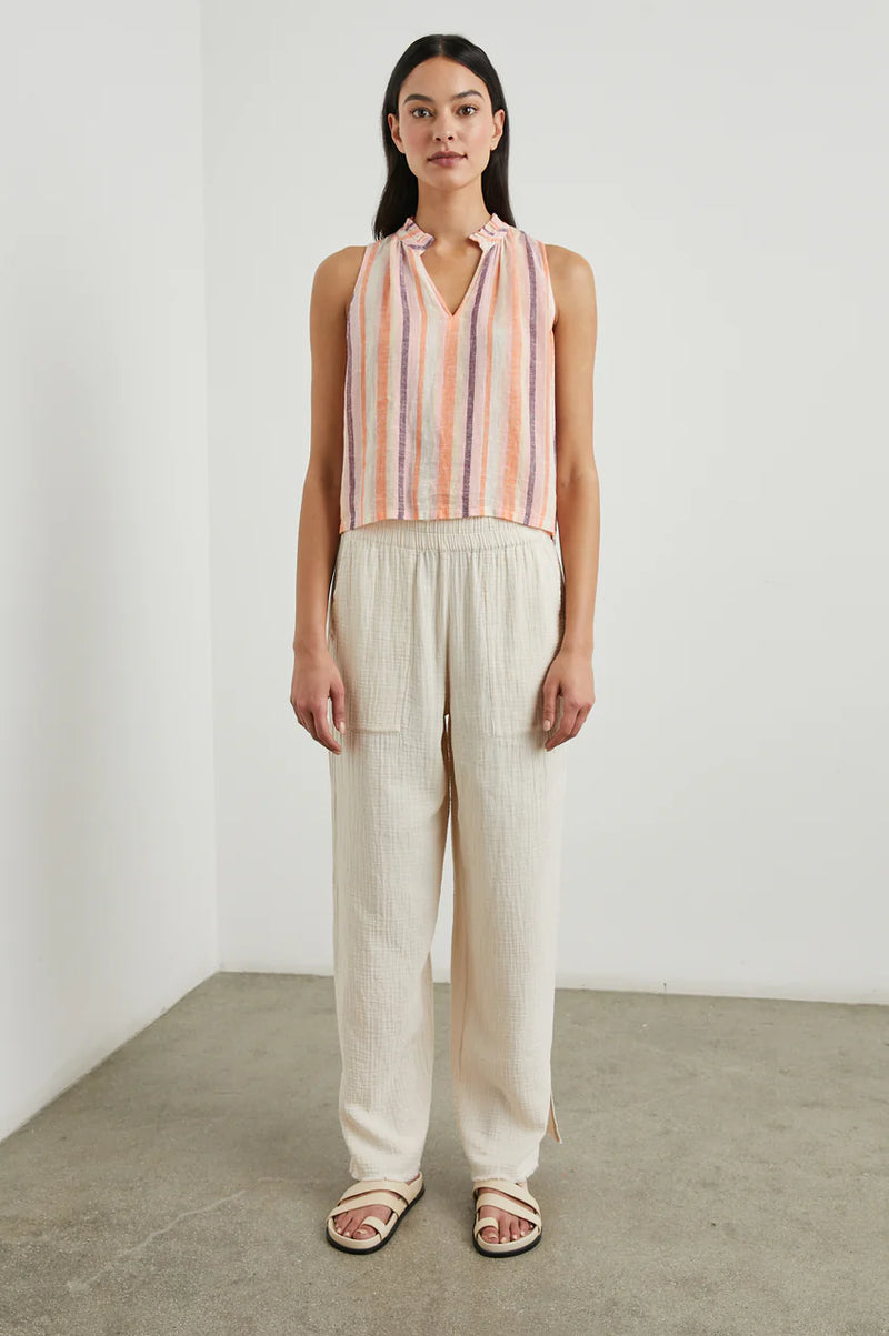 Rails Christy Top in Papaya Stripe