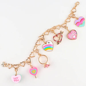 Charm It! Gold Heart & Arrow Charm