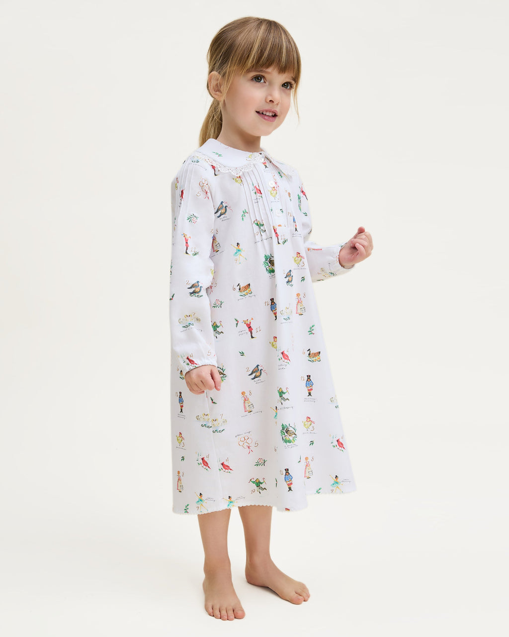 Petite Plume Twill Lola Nightgown In 12 Days Of Christmas
