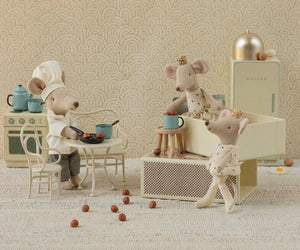Maileg Chef Mouse with Soup Pot and Spoon