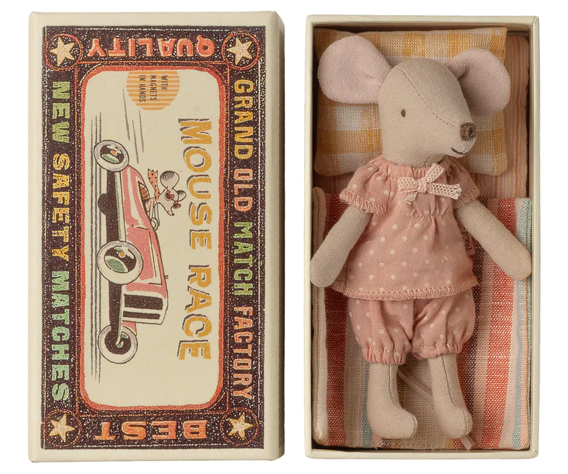 Maileg Big Sister Mouse in a Matchbox