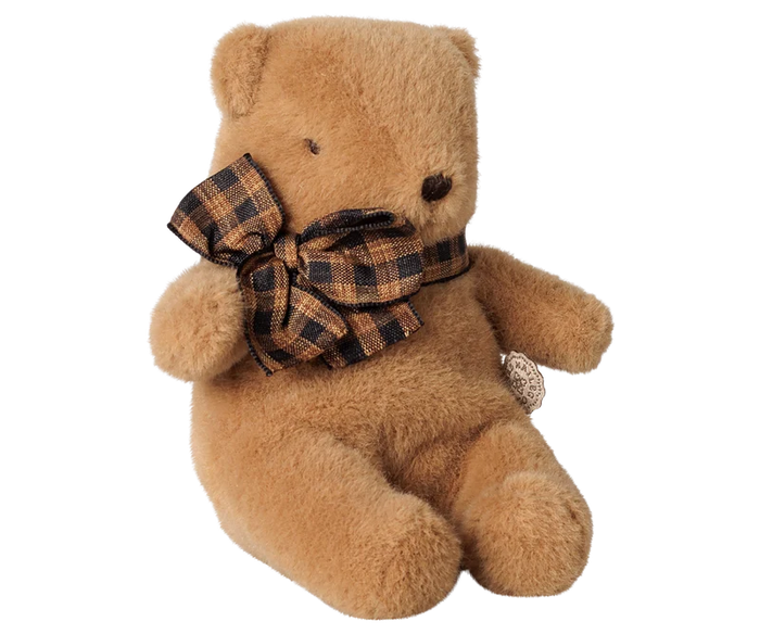 Maileg Mini Plush Teddy Bear in Mushroom