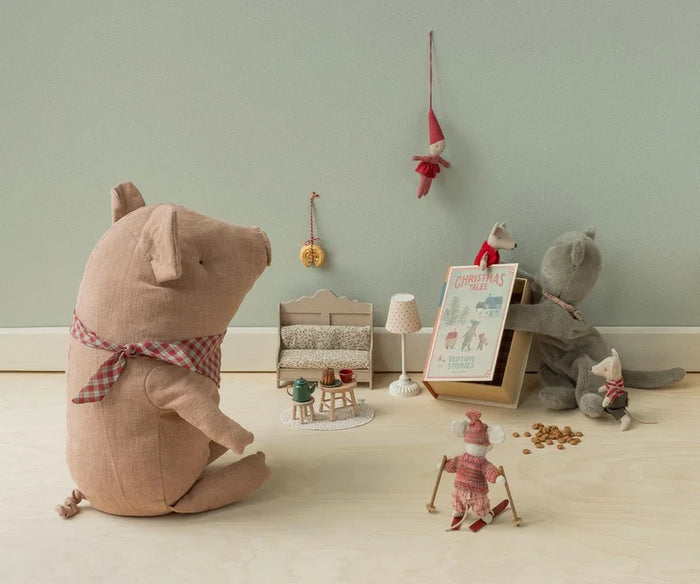 Maileg Christmas Twin Mice Little Sister & Brother in a Book