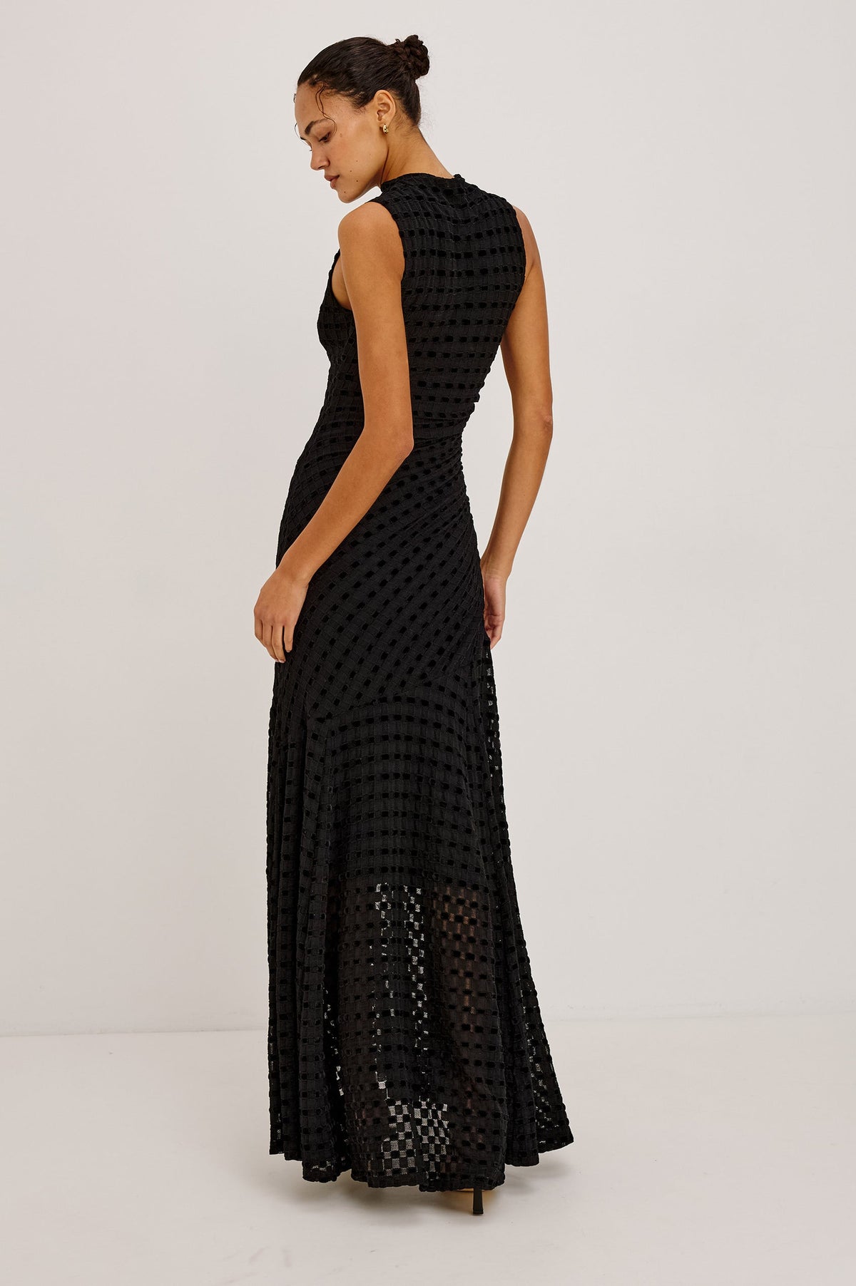 Rails Cosmos Dress in Black Checkerboard