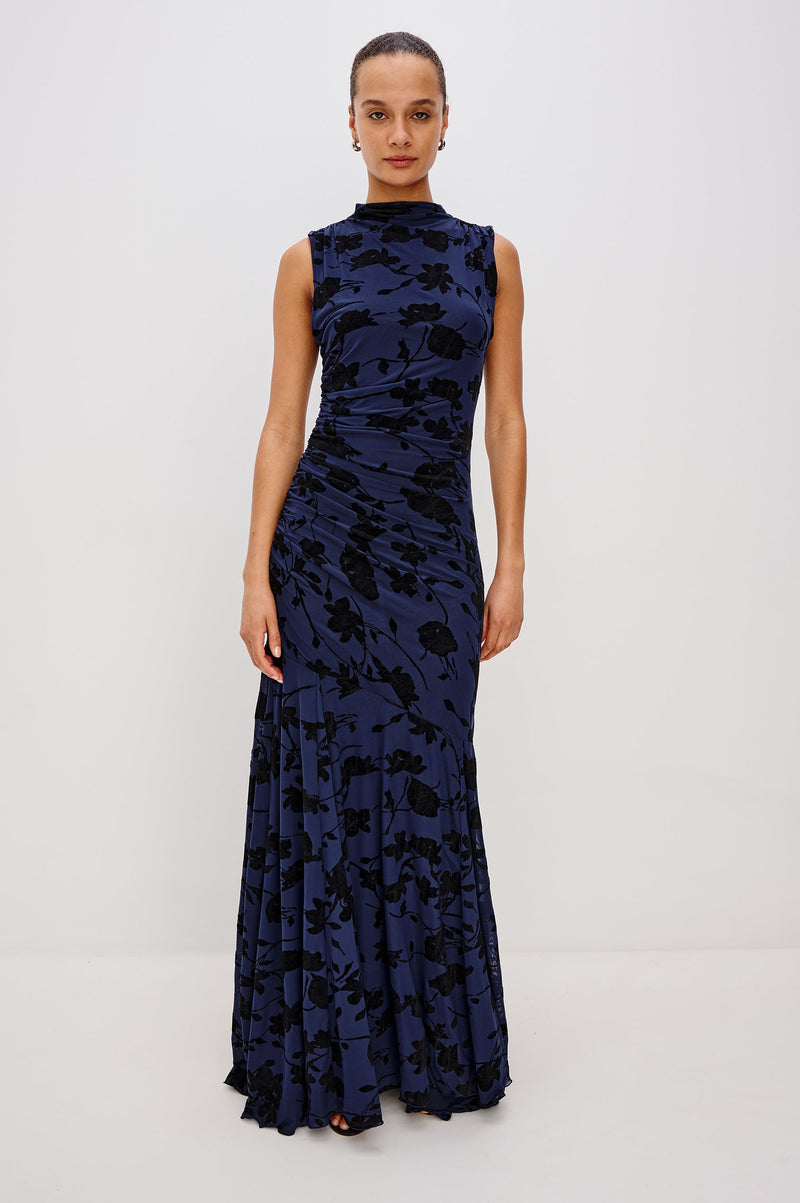 Rails Cosmos Dress in Navy Tossed Roses