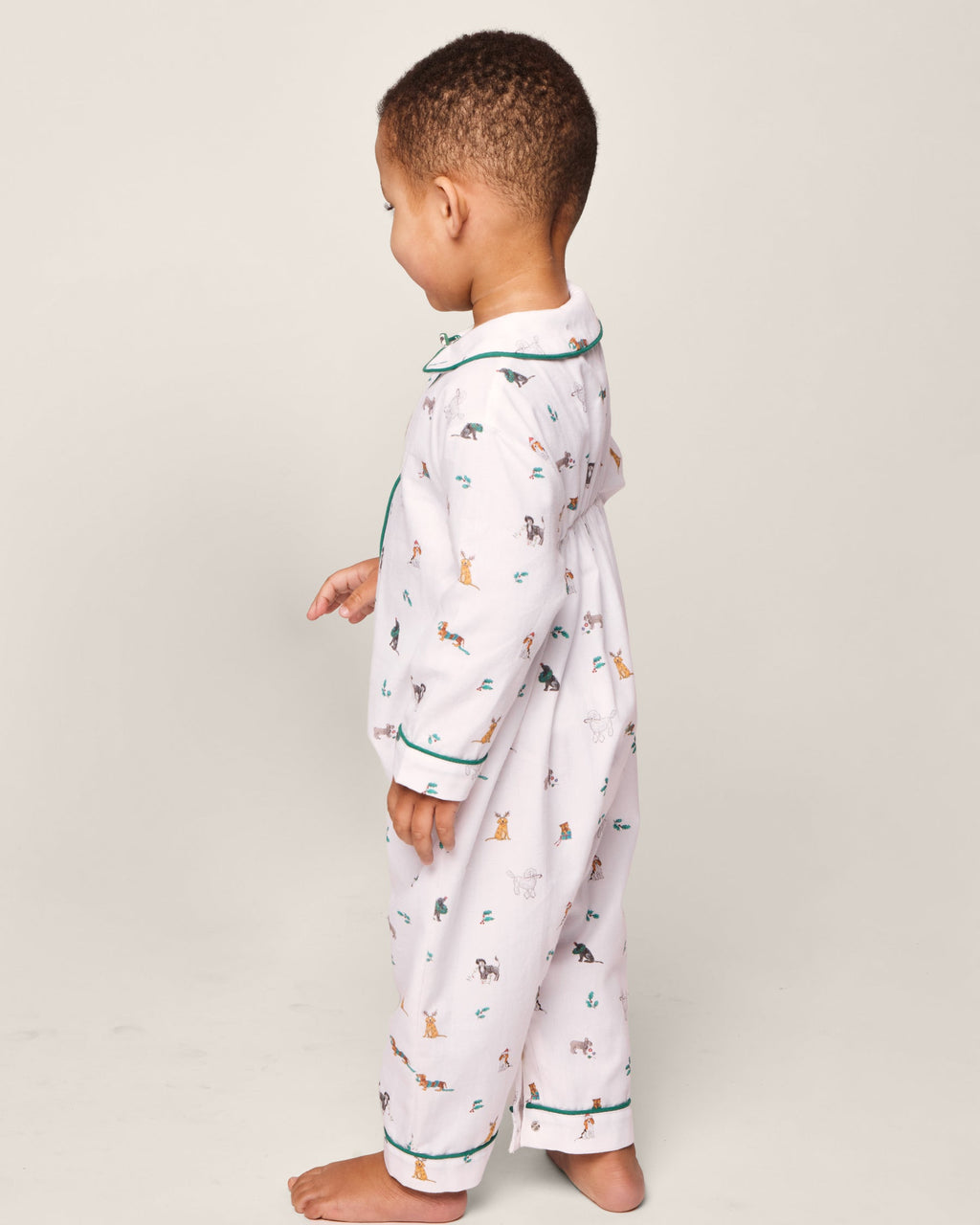 Petite Plume Cambridge Romper in Jingle Paws